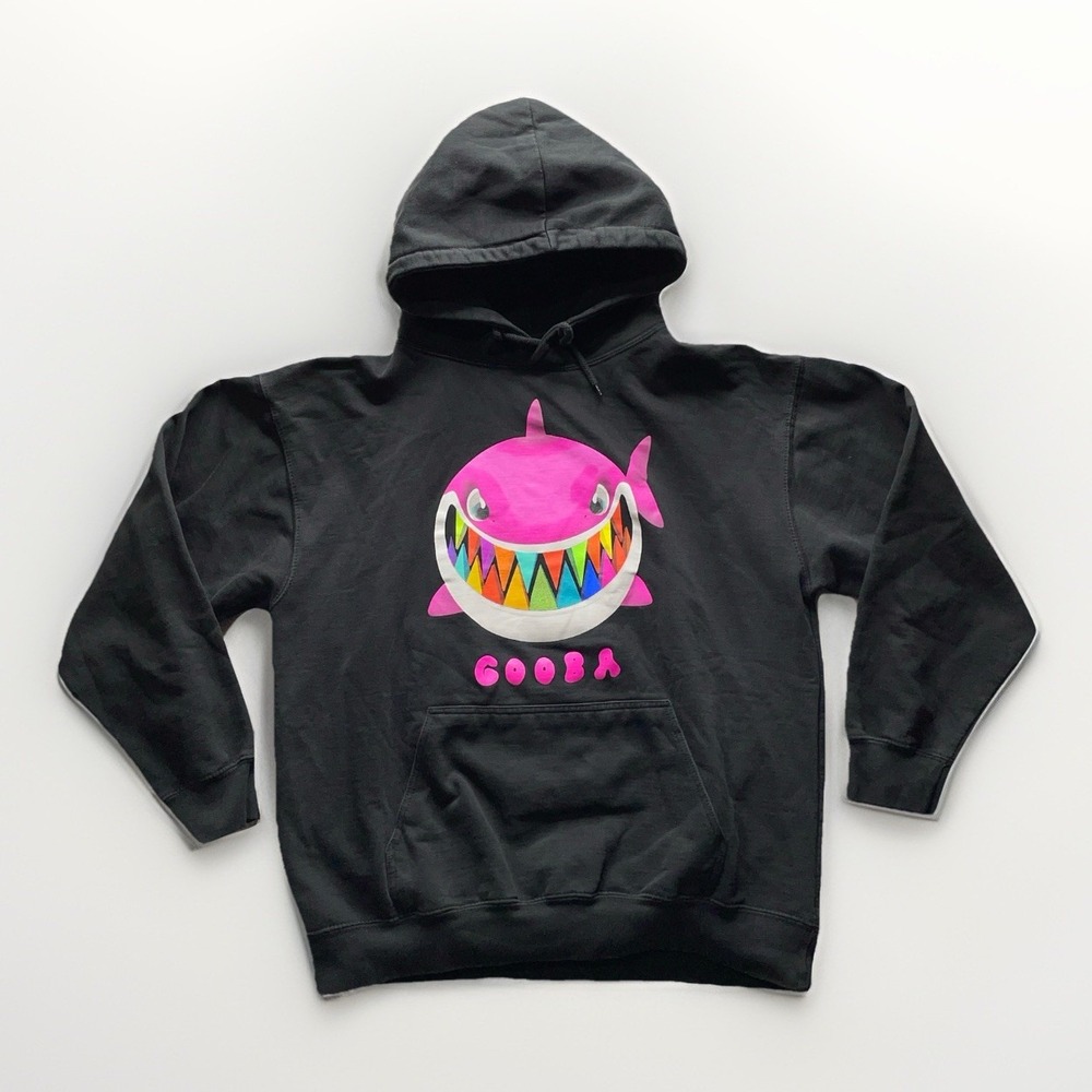 Tekashi 6ix9ine Gooba Hoodie Mens L Black Rainbow Graphic Streetwear Fan Merch